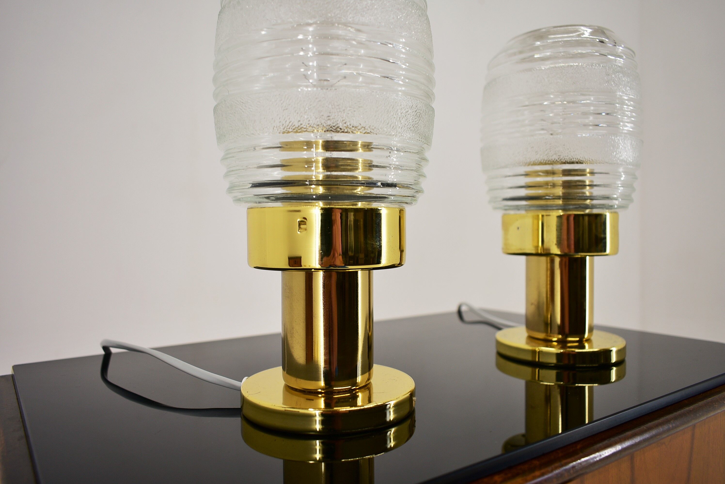 Pair of Mid-Century Table Lamps, Kamenicky Senov, 1960's