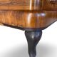 Commode italienne Art déco en ronce de noyer, années 1930