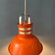 Suspension Space Age in orange/red metal