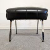 Leather Ottoman from the 50s/60s