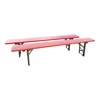 2 brewery benches 50s or 60s