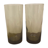 Verre teinté noir 70's