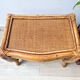 Vintage trundle tables in bamboo and rattan