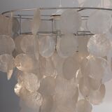 Mother-of-pearl pendant lamp 1970 vintage