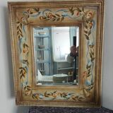 Small mirror bevelled frame painted 1970