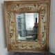 Small mirror bevelled frame painted 1970