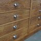 Apothecary furniture in oak France 1930