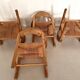 Rainer Daumiller Dining Chairs in Pine and Paper Cord, 1970s