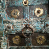 Indian door in old teak