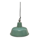 Industrial enamelled hanging lamp, 1960's