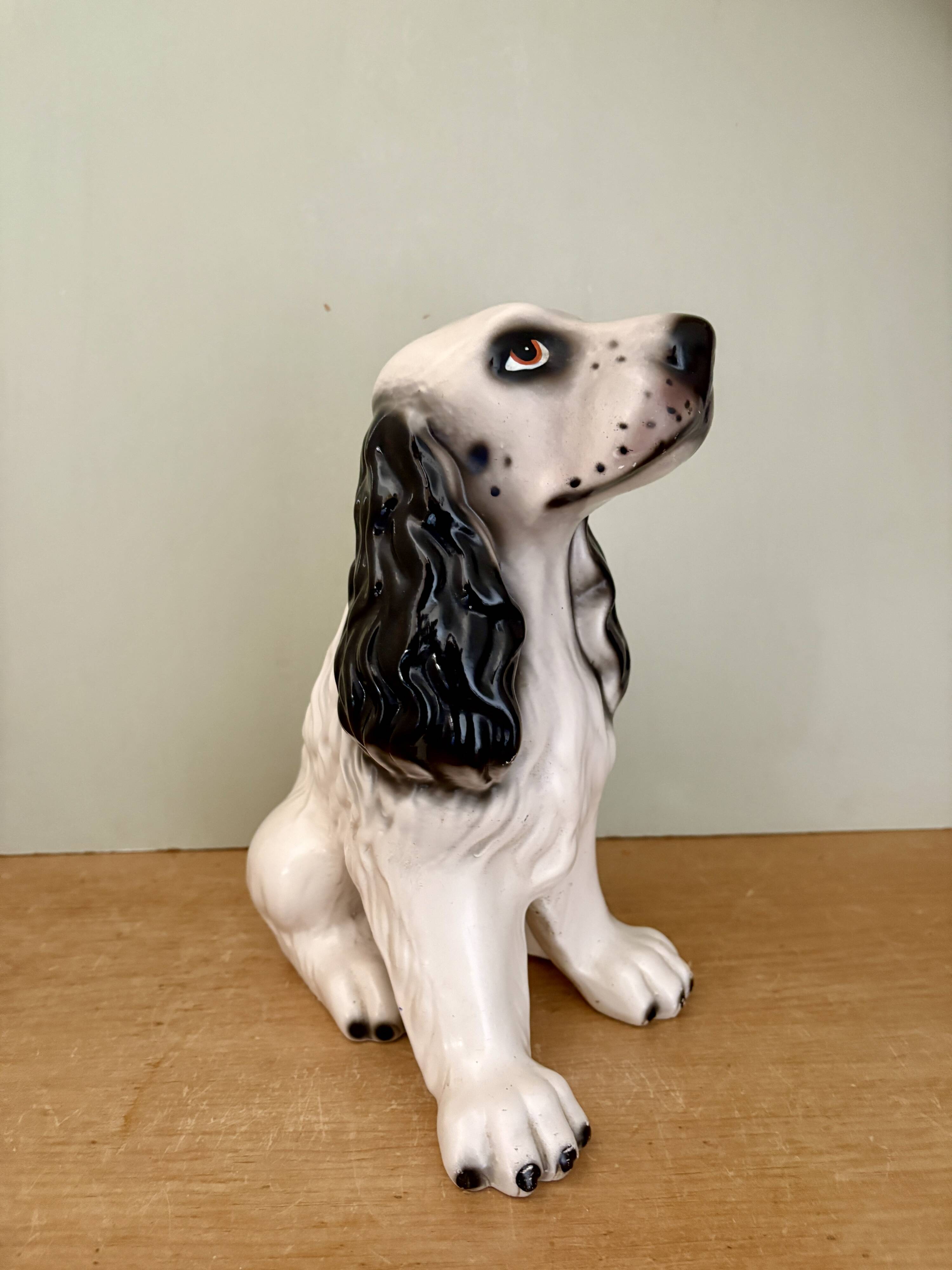 Vintage ceramic dog