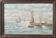Tableau ancien Marine Bord de mer signé vers 1950