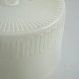 Set of Two 1930s German Art Deco Ceiling Lights, Wila Leuchten, Opal Glass