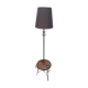 Lampadaire vintage année 50/60 fer forgé laqué noir