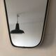 Mirror hexagonal vintage 1960 49x33cm