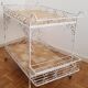 Vintage wrought iron serving trolley from the 1970s
