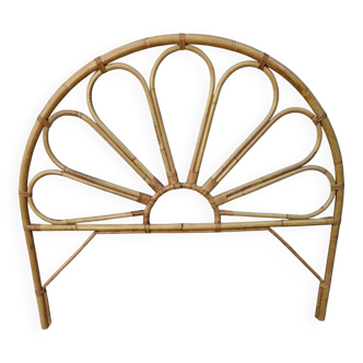 Bamboo and rattan headboard