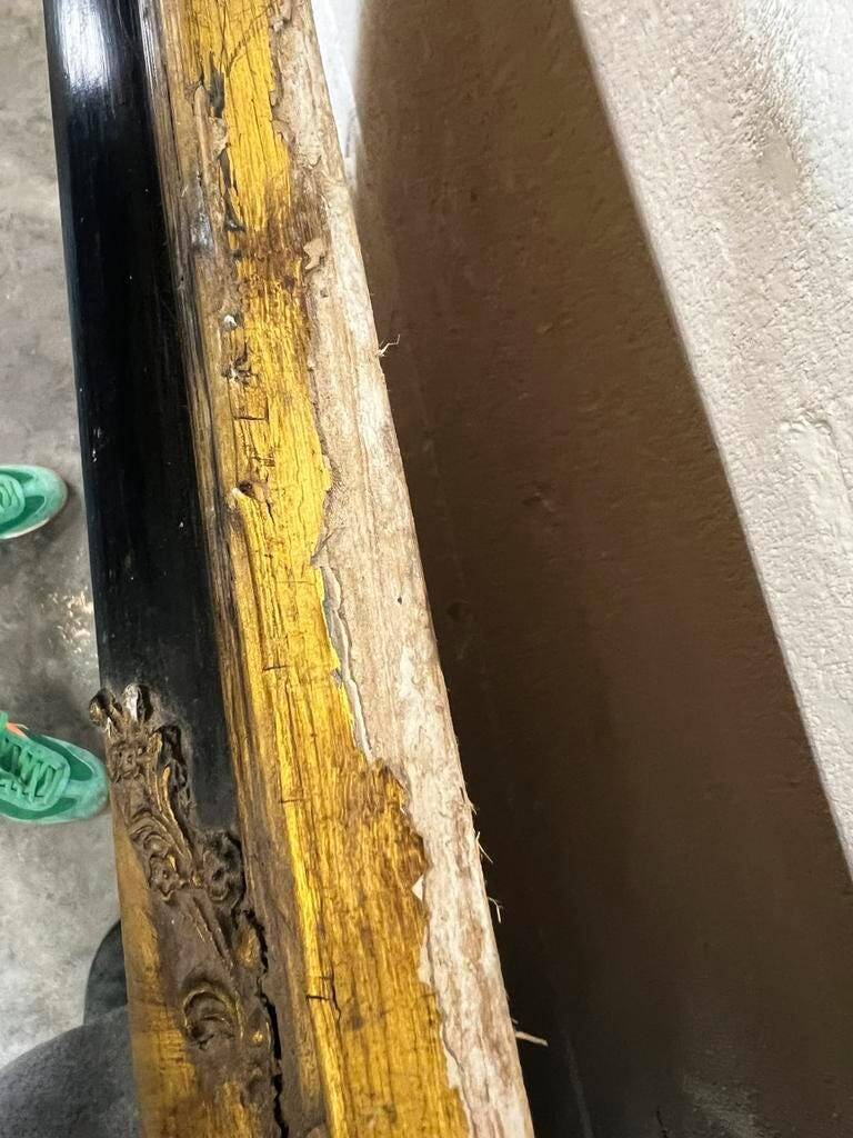 Vintage 'gold' wall mirror