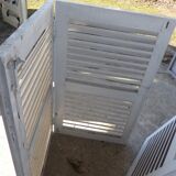 L 148 x H 123 cm wooden louvered shutters 2 swings