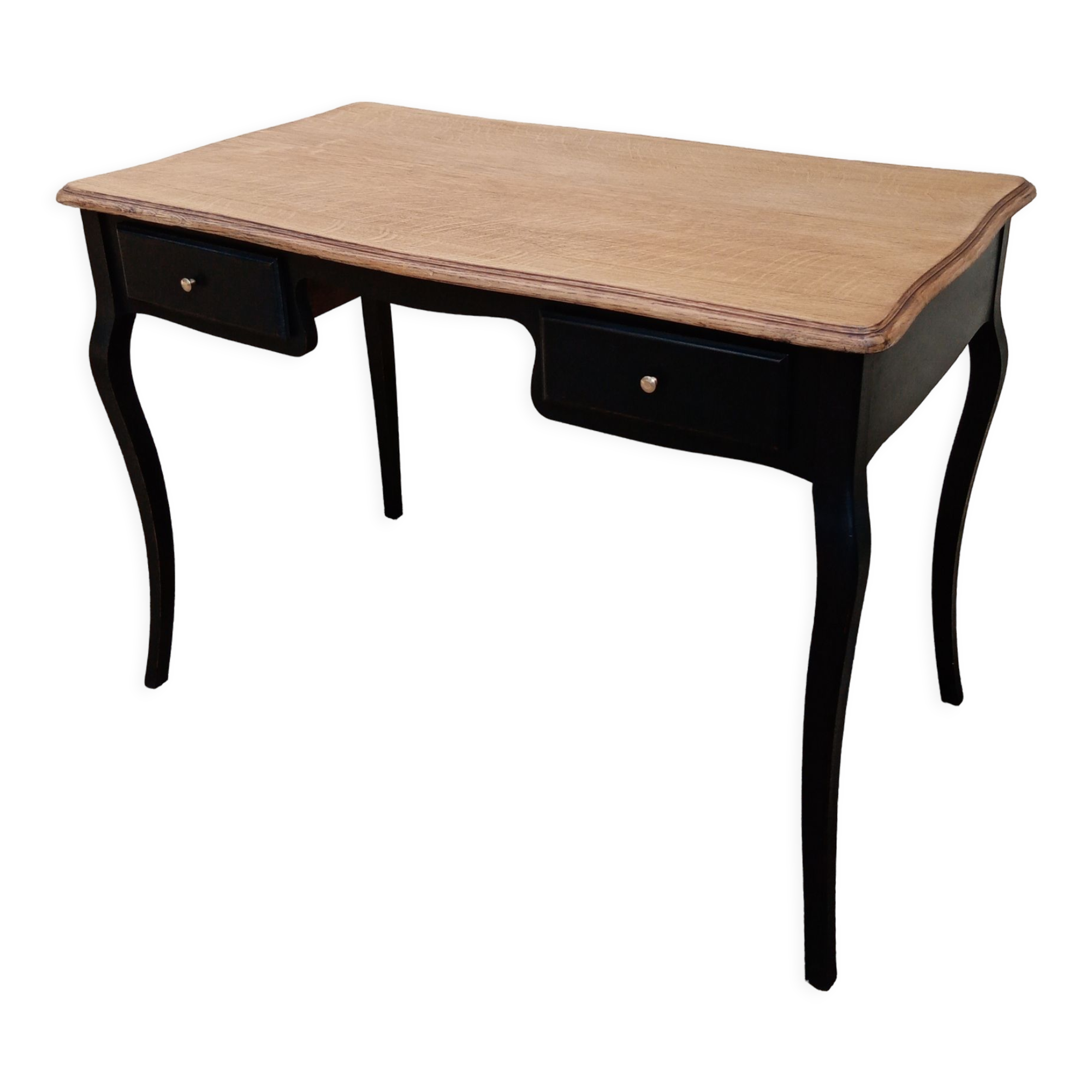 Table office 2 drawers patina 105 x 60 cm