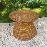 Wicker garden coffee table