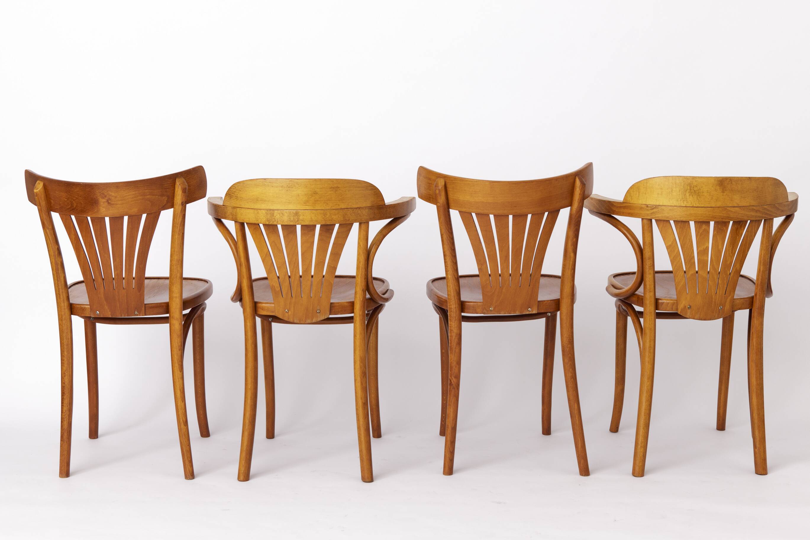 Vintage Chairs by Radomsko ZMG, Poland, Bentwood, Beech, 1970s