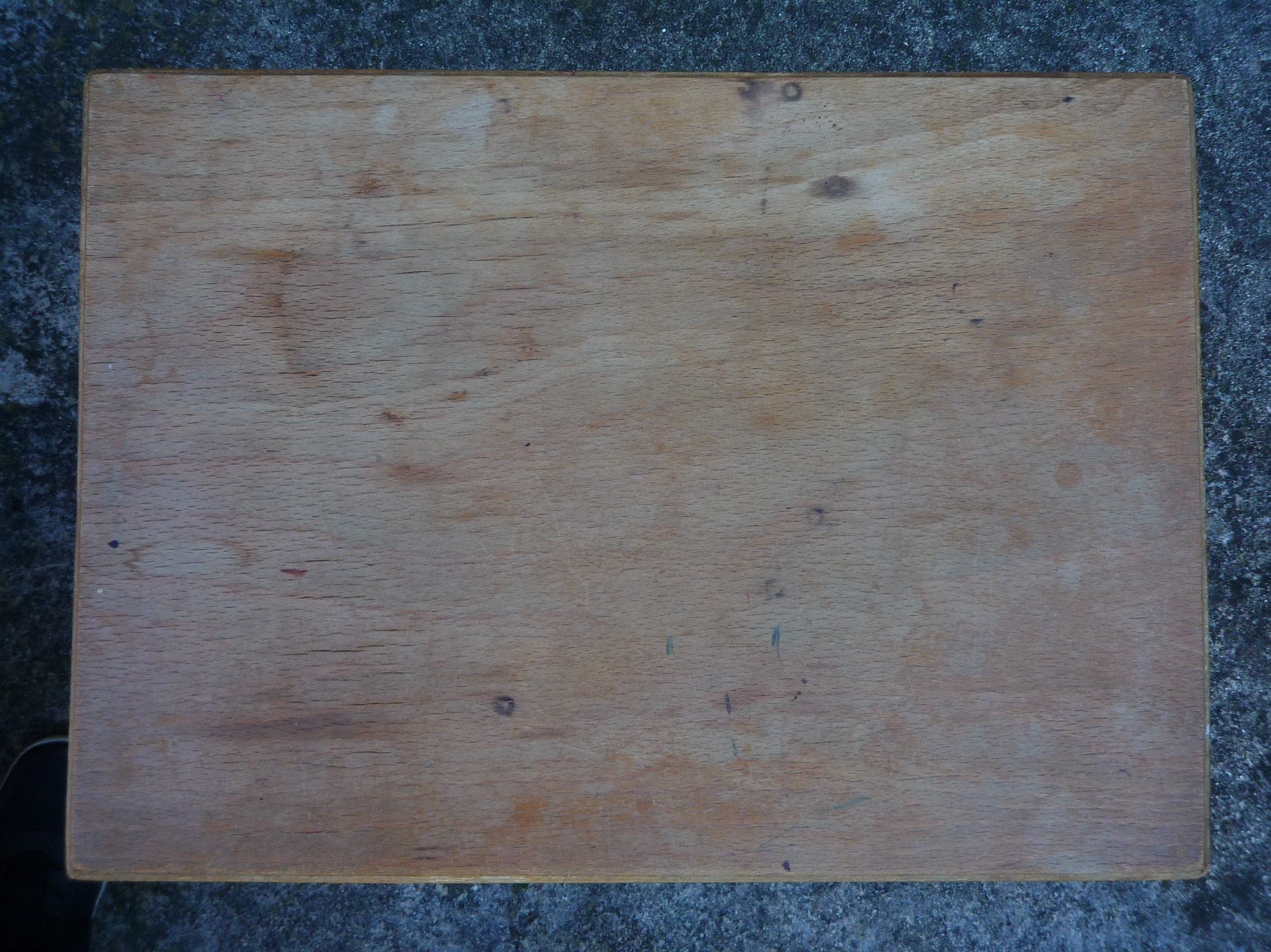 Small wooden coffee table, circa 1910