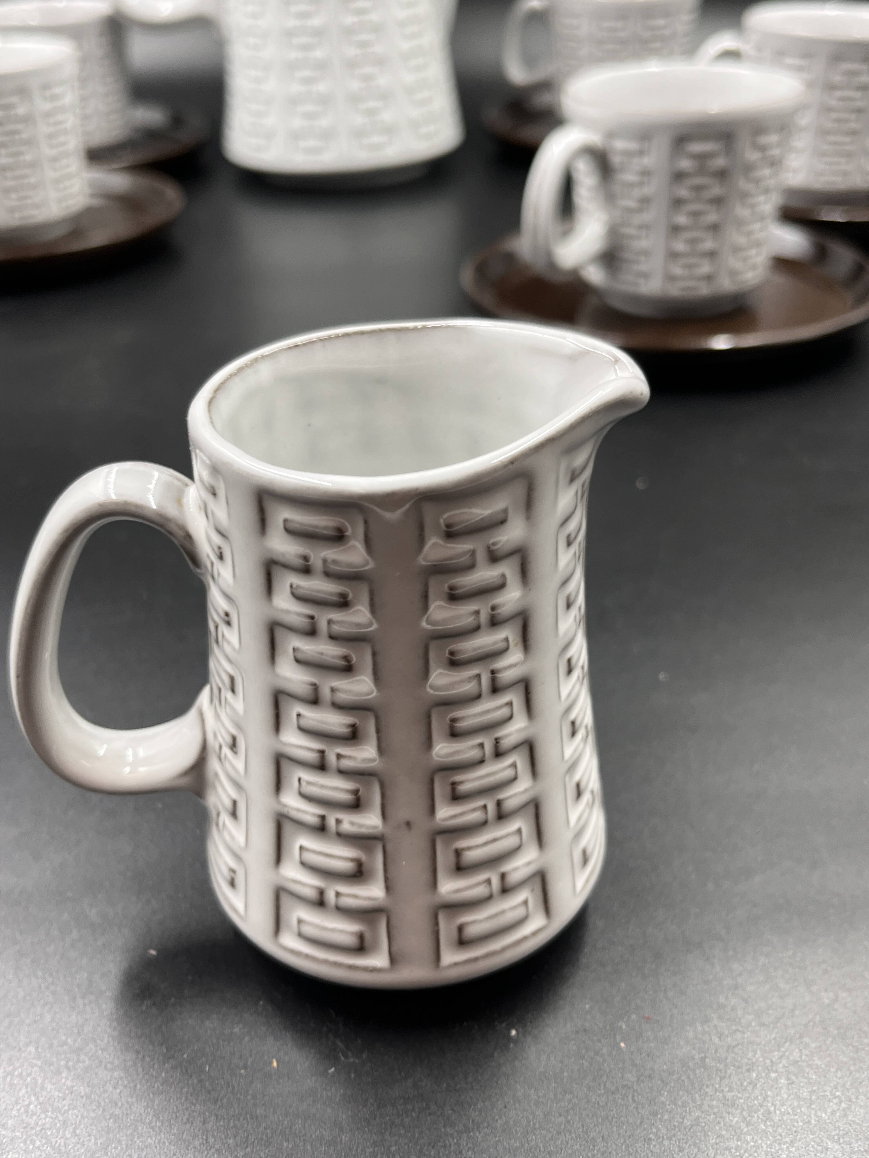 Ceramano coffee service, model: Epsilon by Karl Leuther