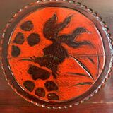 Chinese lacquered basket