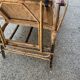 Chaise longue rotin