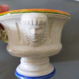 Pot cover in slip and ceramic 60s 70s