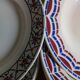 Assorted eight old plates of Badonviller and Mill of Wolves