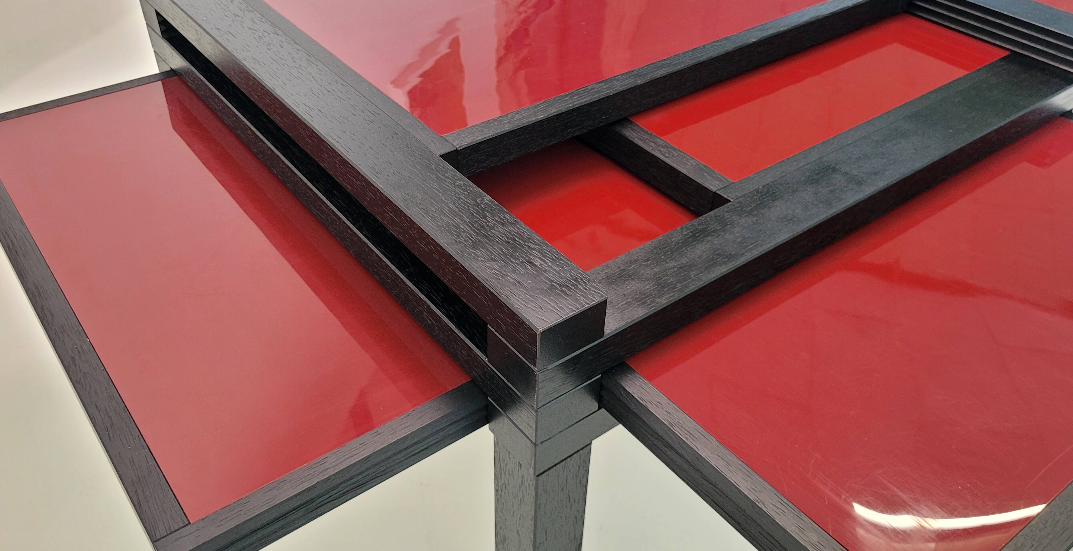 Table basse extensible modulable « Hexa » – Vuarnesson pour Bellato, France