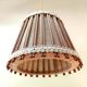 Scandinavian rattan and jute fabric suspension 1970