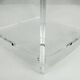 Transparent lucite acrylic umbrella stand 1980s 1990s post modern design