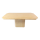Vintage travertine dining table, 1970s