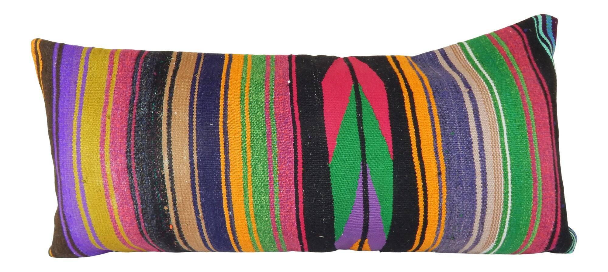 Vintage kilim cushion cover 102x51 cm