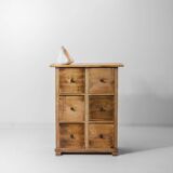 Commode rustique d'art populaire, France années 1900