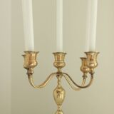 Golden 5-arm candlestick