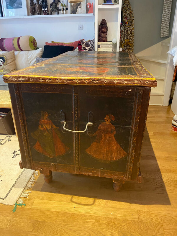 Coffre de mariage indien