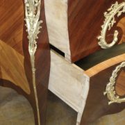 Louis XV style commode in marquetry around 1900