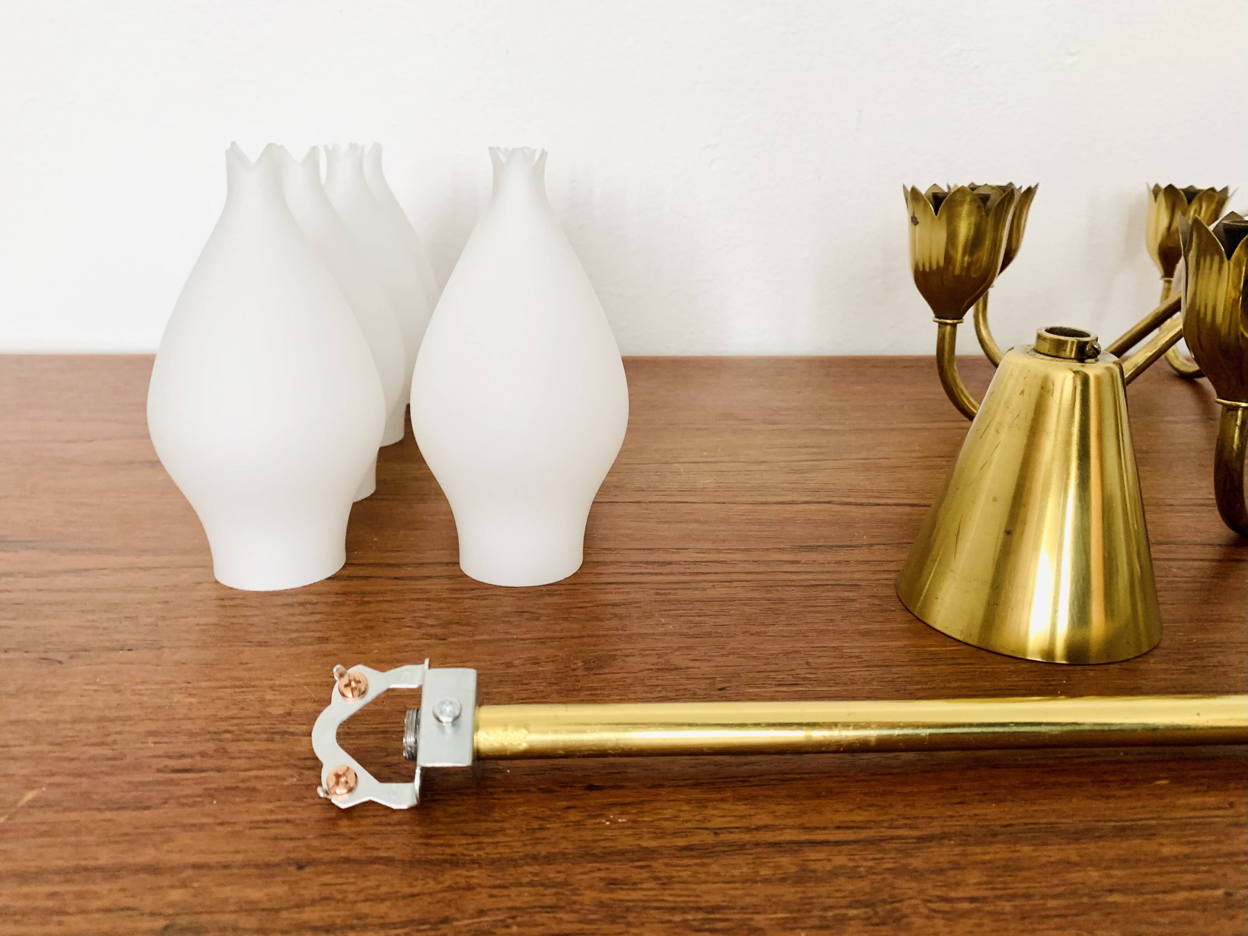 Brass Chandelier by Fog and Morup