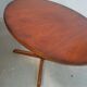 Table ronde extensible baumann en merisier