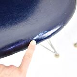 Set of 4 DSR Dining Chairs by Charles & Ray Eames for Herman Miller, 1970s