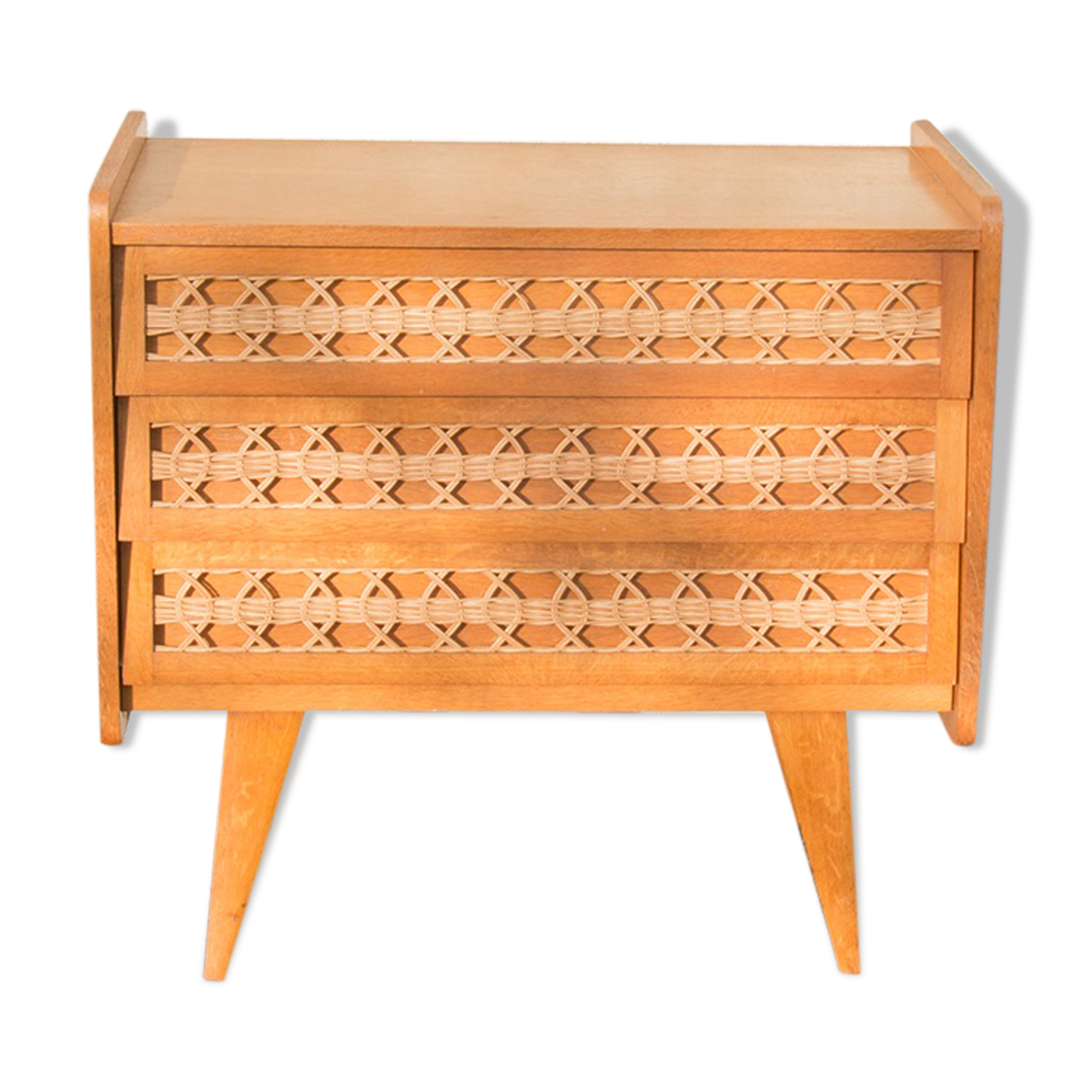 Commode en rotin