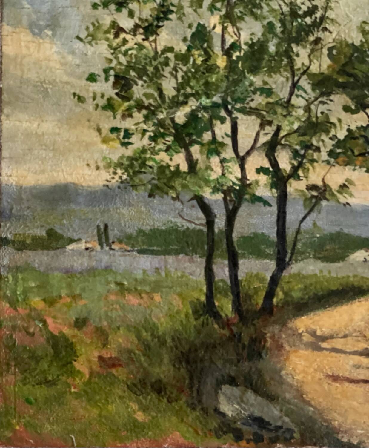 Small painting on wood.