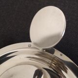 Silver metal candlestick