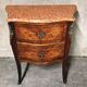 Louis XV style commode in rosewood marquetry, 20th century.