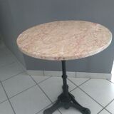 Table guéridon de bistrot marbre 1950