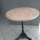 Old table pedestal of Bistrot marble 1950